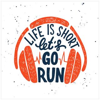 5 Ace Life Is Short Wall Sticker Paper Poster