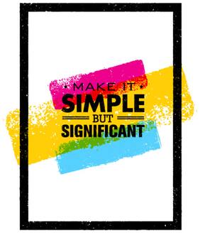 5 Ace Make It Simple But Paper Poster