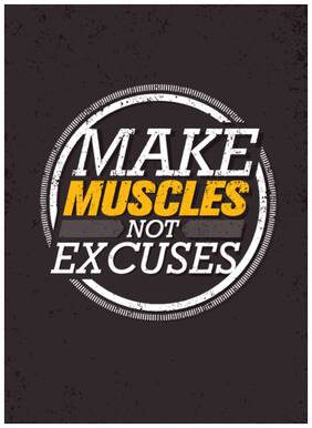 5 Ace Make Muscles Not Motivational,Office Quotes Inspirational Paper Poster