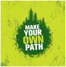 5 Ace Make Your Own Path Motivational,Office Quotes Inspirational Paper Poster
