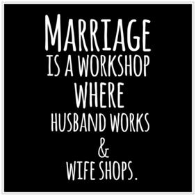 5 Ace Marriage Is A Workshop Quote Paper Poster