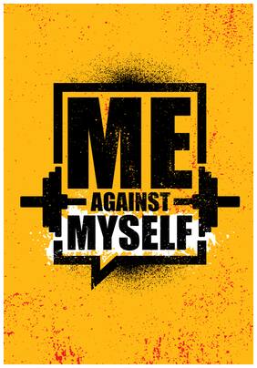 5 Ace Me Against Myself Wall Sticker Paper Poster