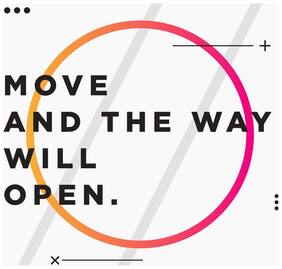 5 Ace Move And The Way Quotation Wall Sticker Paper Poster Quotation Assorted Paper Set Of 1