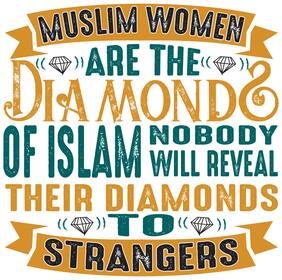 5 Ace Muslim Women Are The Wall Sticker Paper Poster