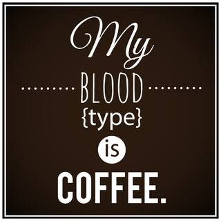 5 Ace My Blood Quote Paper Poster