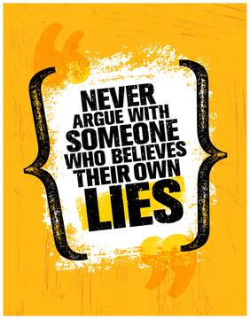5 Ace Never Argue With Someone Wall Sticker Paper Poster