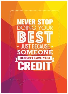 5 Ace Never Stop Doing Your Wall Sticker Paper Poster