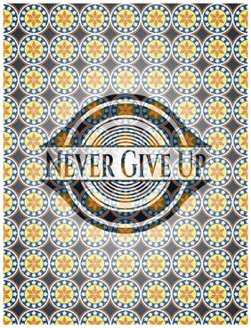 5 Ace Never Give Up Posters