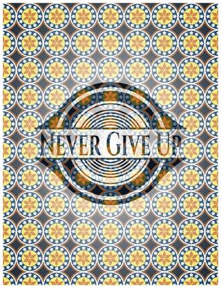 5 Ace Never Give Up Posters