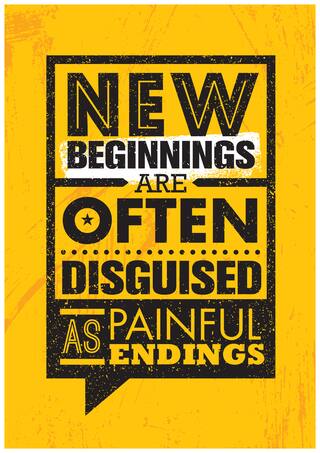 5 Ace New Beginnings Are Paper Poster