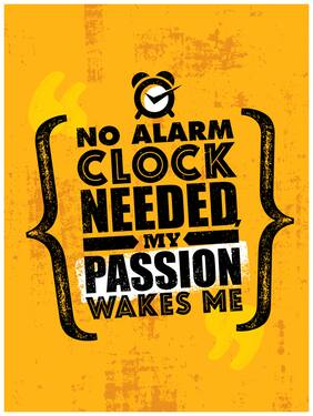 5 Ace No Alarm Clock Wall Sticker Paper Poster