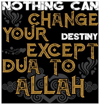 5 Ace Nothing Can Change You Islamic Wall Sticker Paper Poster