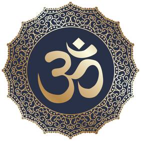5 Ace Old Om Wall Sticker Paper Poster