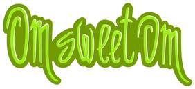 5 Ace Om Sweet Om Wall Sticker Paper Poster