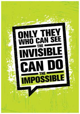 5 Ace Only They Who Can See The Motivational,Office Quotes Inspirational Paper Poster