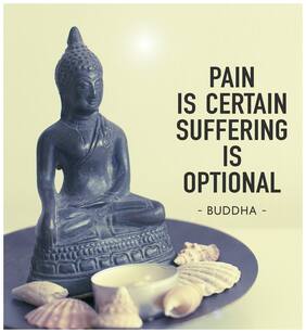 5 Ace Pain Is Certain Suffering Wall Sticker Paper Poster