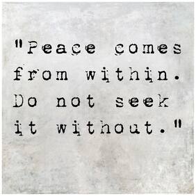 5 Ace Peace Comes Wall Sticker Paper Poster