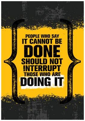 5 Ace People Who Say It Paper Poster