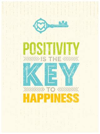 5 Ace Positivity Is The Key To Paper Poster
