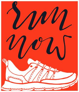 5 Ace Run Now Wall Sticker Paper Poster