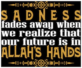 5 Ace Sadness Fades Away When We Wall Sticker Paper Poster