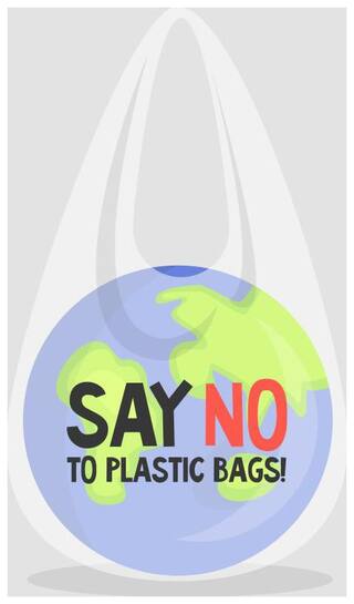 Say No To Plastic Sticker Poster Save Environment No Plastic Save Earth Multicolor Paper Print Nature Posters In India Buy Art Film Design Movie Music Nature And Educational Paintings Wallpapers At Flipkart Com