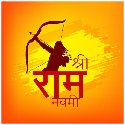 5 Ace Shri Raam Navmi Wall Sticker Poster