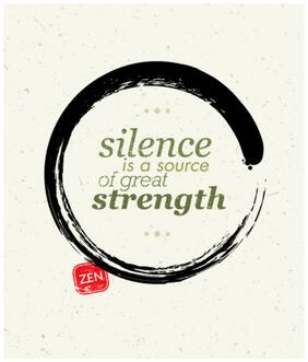 5 Ace Silence Is A Source Motivational,Office Quotes Inspirational Paper Poster
