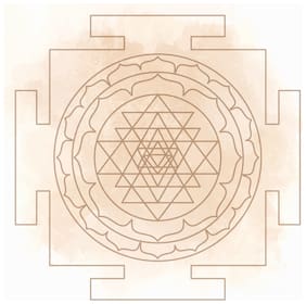5 Ace Simple Yantra Wall Sticker Paper Poster