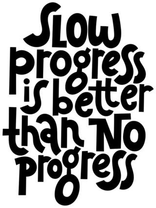 5 Ace Slow Progress Wall Sticker Paper Poster