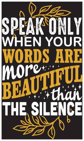 5 Ace Speak Only When Your Words Are More Wall Sticker Paper Poster