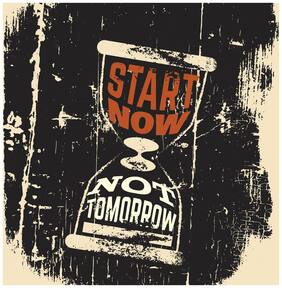 5 Ace Start Now Quotation Wall Sticker Paper Poster Quotation Assorted Paper Set Of 1