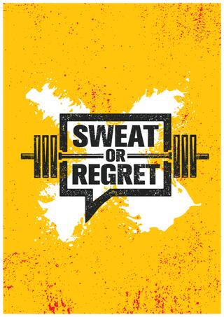 5 Ace Sweat Or Regret Wall Sticker Paper Poster