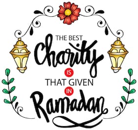 5 Ace The Best Charity Is That Wall Sticker Paper Poster