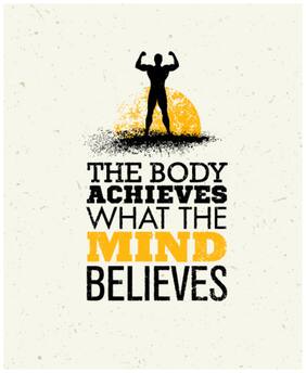 5 Ace The Body Achieves Quotation Wall Sticker Paper Poster Quotation Assorted Paper Set Of 1