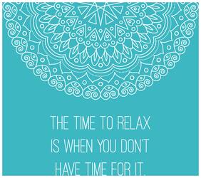 5 Ace The Time To Relax Islamic Wall Sticker Paper Poster