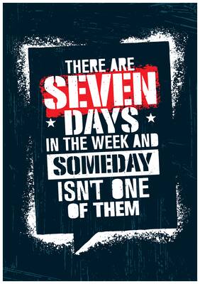 5 Ace There Are Seven Quotation Wall Sticker Paper Poster Quotation Assorted Paper Set Of 1