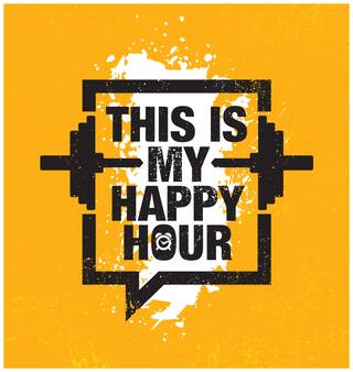 5 Ace This Is My Happy Hour Quote Paper Poster