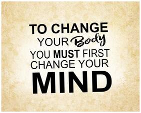 5 Ace To Change Yor Body Wall Sticker Paper Poster