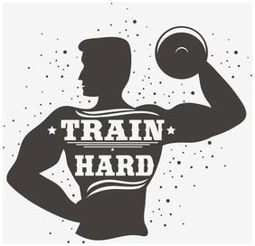 5 Ace Train Hard A Quotation Wall Sticker Paper Poster Quotation Assorted Paper Set Of 1