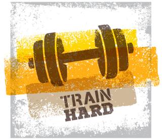 5 Ace Train Hard New Motivational,Office Quotes Inspirational Paper Poster