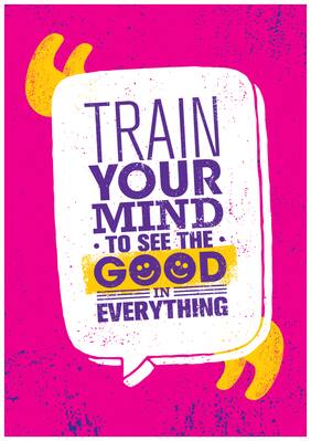 5 Ace Train Your Mind Motivational,Office Quotes Inspirational Paper Poster