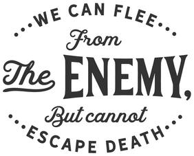 5 Ace We Can Flee Form The Enemy Islamic Wall Sticker Paper Poster Reglious Assorted Paper Set Of 1