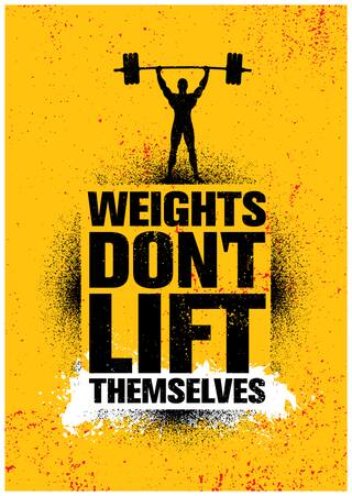5 Ace Weights Don'T Lift Quote Paper Poster