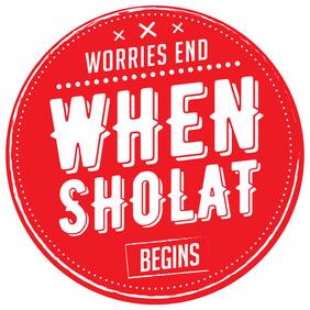 5 Ace When Sholat Wall Sticker Paper Poster