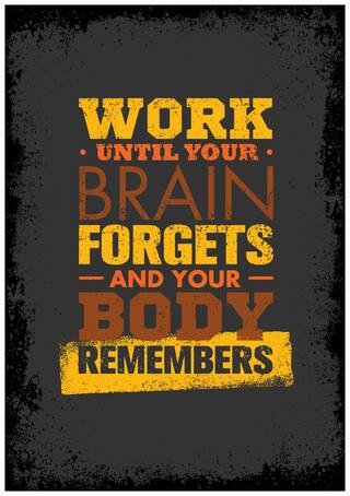 5 Ace Work Until Your Wall Sticker Paper Poster