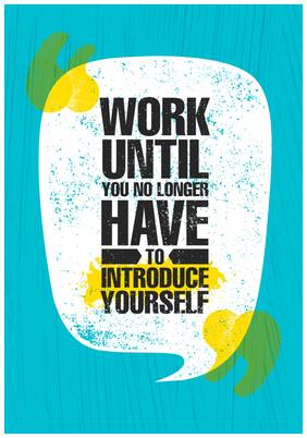 5 Ace Work Until You No Longer Motivational,Office Quotes Inspirational Paper Poster