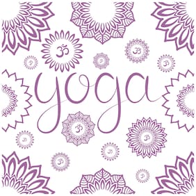 5 Ace Yoga Wall Sticker Paper Poster