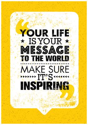 5 Ace Your Life Is Your Message To The Motivational,Office Quotes Inspirational Paper Poster