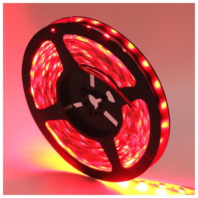 

5 Meter red Led Strip Light 60 Led Meter 12V Dc Non Waterproof